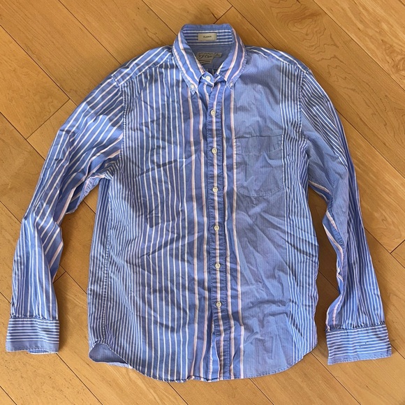 J. Crew Other - J. Crew Crazy Stripe Cotton Shirt EUC Men’s S